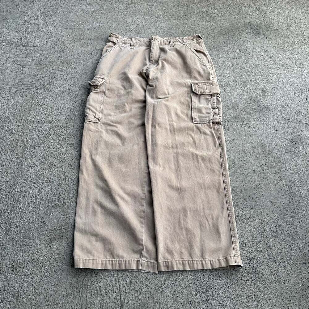 Vintage American Eagle Outfitters Wide Leg Cargo Pants Size 34x30